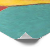 Poster Bizarre Drôle Poire Banane Appelant Peel Valentine (Coin)