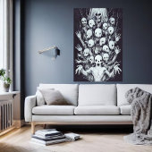 Poster Bizarre étrange portrait de famille | Art AI