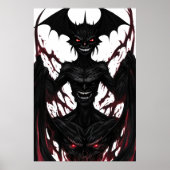 Poster Bizarre étrange portrait monstre | Art AI (Devant)