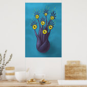 Poster Bizarre Monster Horror Imaginaire Art (Cuisine)