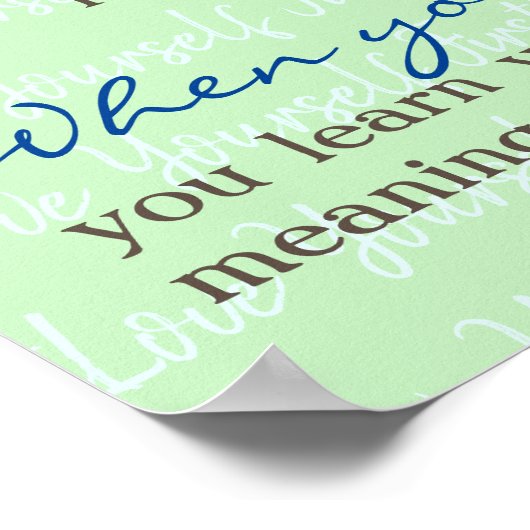 Poster BK2YS | "Aimez-vous d'abord" (Coin)