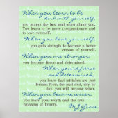 Poster BK2YS | "Aimez-vous d'abord" (Devant)