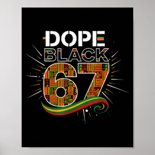 Poster Black 67 Mois de l'histoire des Noirs Six Sept Mem