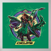 Poster Black Adam | Graphique de caractères de cyclone (Devant)