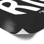 Poster Black All Day 24/7 Slogan Graphic (Coin)