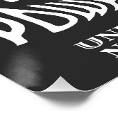 Poster Black All Day 24/7 Slogan Graphic (Coin)