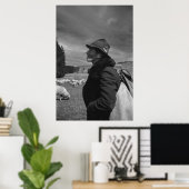 Poster Black and White 1968 German Sheep Herder (Bureau à domicile)