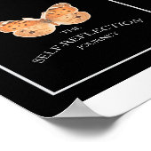 Poster Black and White Minimal Self Reflection Guided (Coin)