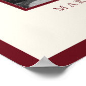 Poster Black and White Photo Old Money Wedding Welcome (Coin)