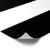 Poster Black and White Striped (Coin)