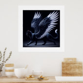 Poster Black Angel Chat photo prise (Cuisine)