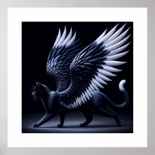 Poster Black Angel Chat photo prise