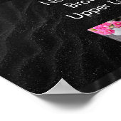 Poster Black beauty Nail Salon Prix Menu (Coin)