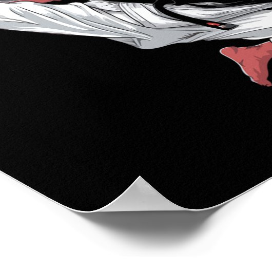 Poster Black Belt Karate Fighter (Coin)