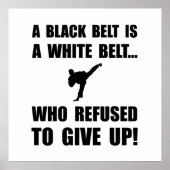Poster Black Belt Refusal (Devant)