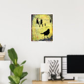 Poster Black Bird Stop Light LOUD (Bureau à domicile)