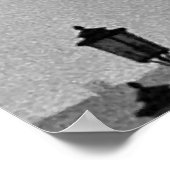 Poster Black Blanc Grand Canal Venise Italie Voyage (Coin)