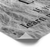 Poster Black Blanc Motivation Leadership Lion Eyes (Coin)