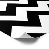 Poster Black Bold Chevron (Coin)
