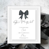 Poster Black Bow Brive Combien de lièges