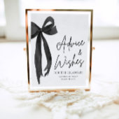 Poster Black Bow Grad Party Graduation Conseils et souhai