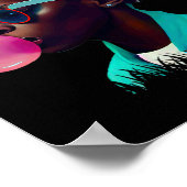 Poster Black Boy Joy Bubble Gum Fun African Melanin Princ (Coin)