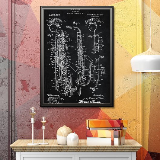 Poster Black | Brevet saxophone