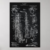 Poster Black | Brevet saxophone (Devant)