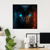 Poster Black Cat (Bureau à domicile)