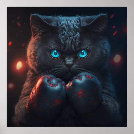 Poster Black Cat (Voorkant)