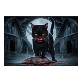 Poster Black Cat and Rat 05
