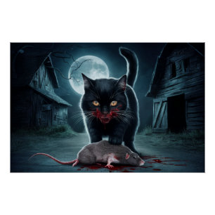 Poster Black Cat and Rat 09 Perfect Poster