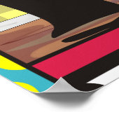 Poster Black Cat Art, "Two Friends" (Coin)