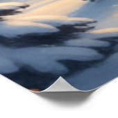 Poster  Black Cat Under full Moon (Coin)