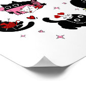 Poster Black Cats Valentine (Coin)