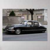 Poster Black Citroën DS (Devant)