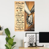 Poster Black Couple I Choose You (Bureau à domicile)
