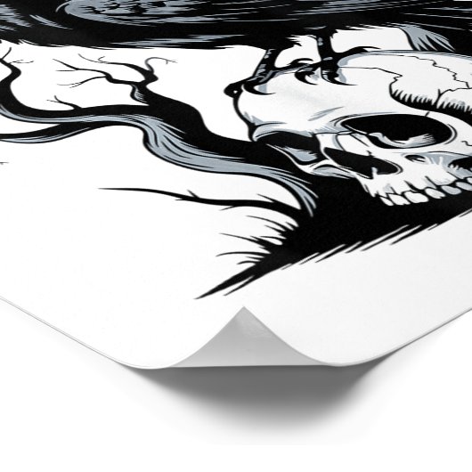 Poster Black Crow, F-caw-f Funny Black Bird (Coin)