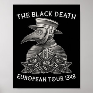 Poster Black Death, European Tour 18, Peste Doctor, Tatt