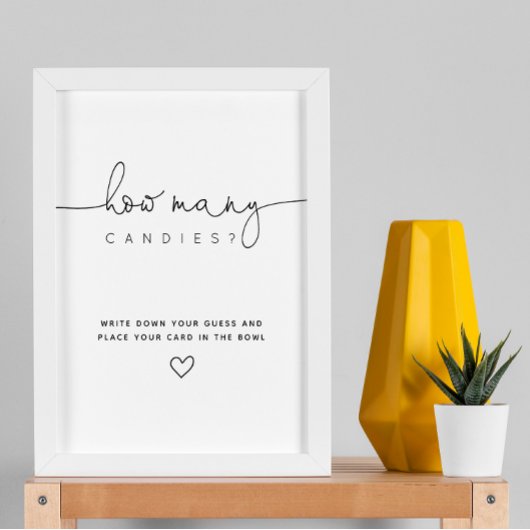 Poster Black Devis Combien de Baby shower de script de bo