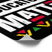 Poster Black Educators Problacher Enseignant Black Histor (Coin)