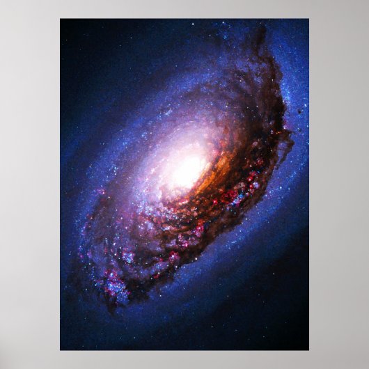 Poster Black Eye Galaxy - Messier 64 (M64) (Devant)