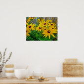 Poster Black Eyed Susan Fleurs sauvages (Cuisine)
