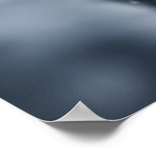 Poster Black German Shepherd (Coin)