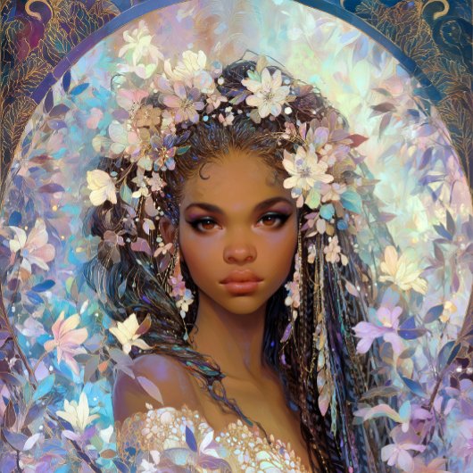 Poster Black Girl Black Queen Fantasy Art Goddess