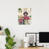 Poster Black Girls Love Reading (Bureau à domicile)