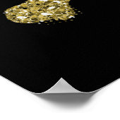 Poster Black Glam to the Bone Gold (Coin)