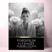 Poster Black Gold Memorial en niveaux de graisse