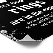 Poster Black Gothic Halloween Devinez Combien De Bagues J (Coin)