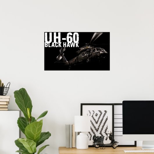 Poster Black Hawk (Bureau à domicile)